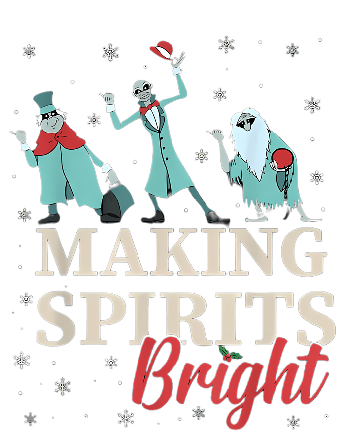 Making Spirits Bright Christmas Haunted Ghosts Pom Pom 12in Knit Beanie