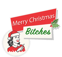 Funny Merry Christmas Bitches Inappropriate Adult T-Shirt