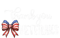 Thank You Veterans Patriotic Coquette Bow Veterans Day 2024 T-Shirt