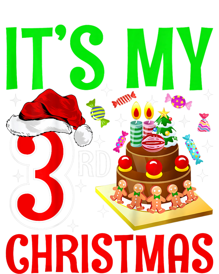 Merry Christmas Yes Its My 3rd Birthday Christmas T-Shirt