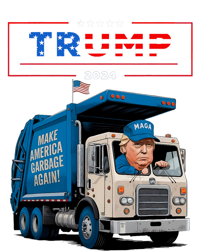 Donald Trump Rides In Garbage Truck Garbage For Trump T-Shirt