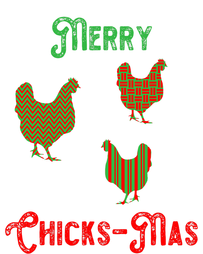 Merry Chicksmas Chicken Christmas Cooling Performance Crew T-Shirt