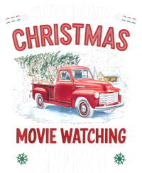 Funny Xmas This Is My Christmas Movie Watching Red Truck 2024 Gift Kids Sweatshirt