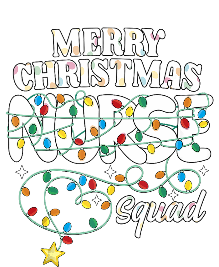 Merry Christmas Nurse Squad Party Nursing Np Rn Xmas Lights Tank Top Women's Perfect Tri Rocker Tank