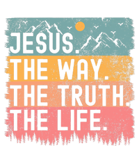 Jesus The Way Truth Life Bible Verse Christian Bumper Sticker