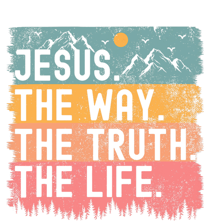 Jesus The Way Truth Life Bible Verse Christian Bumper Sticker