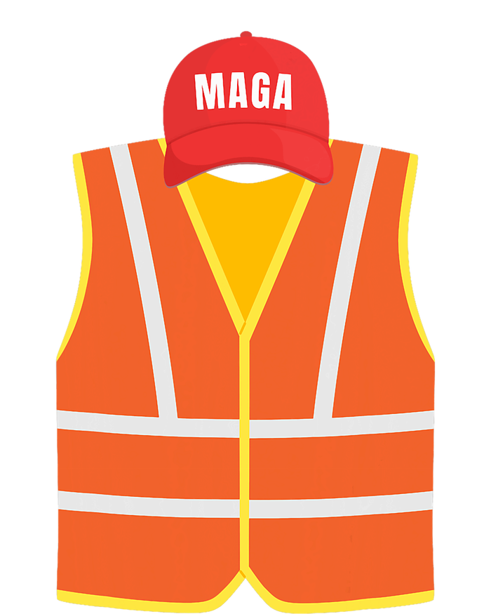 Maga Garbage Collector Vest For Trump Election Day Sustainable Knit Beanie