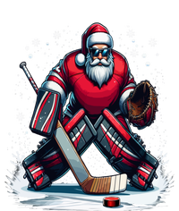 Christmas Santa Hockey Goalie Ugly Christmas Cute Gift T-Shirt