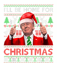 ILl Be Home For Christmas Santa Trump Xmas Pajamas Funny Valucap Bio-Washed Visor