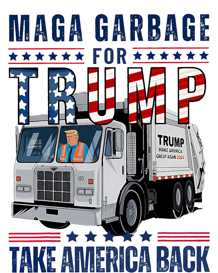 Proud Maga Garbage Trump Supporter Trump Garbage Truck Tall T-Shirt