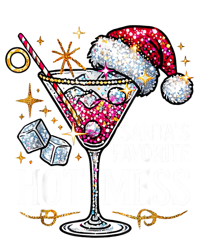 SantaS Favorite Hot Mess Christmas Holiday Margarita Drink Button