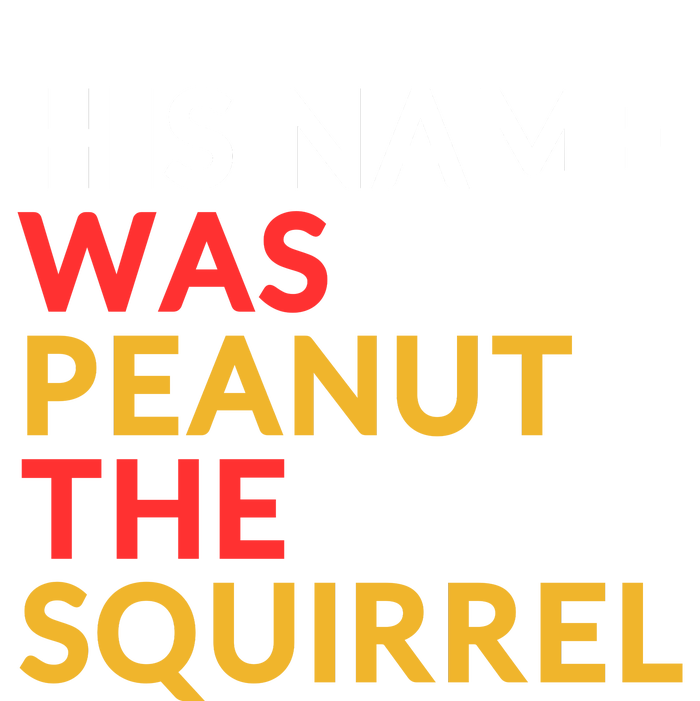 His Name Was Peanut The Squirrel Justice For Peanut 2024 T-Shirt