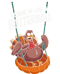 I Came In Like A Butterball Funny Thanksgiving Striped Beanie with Solid Band