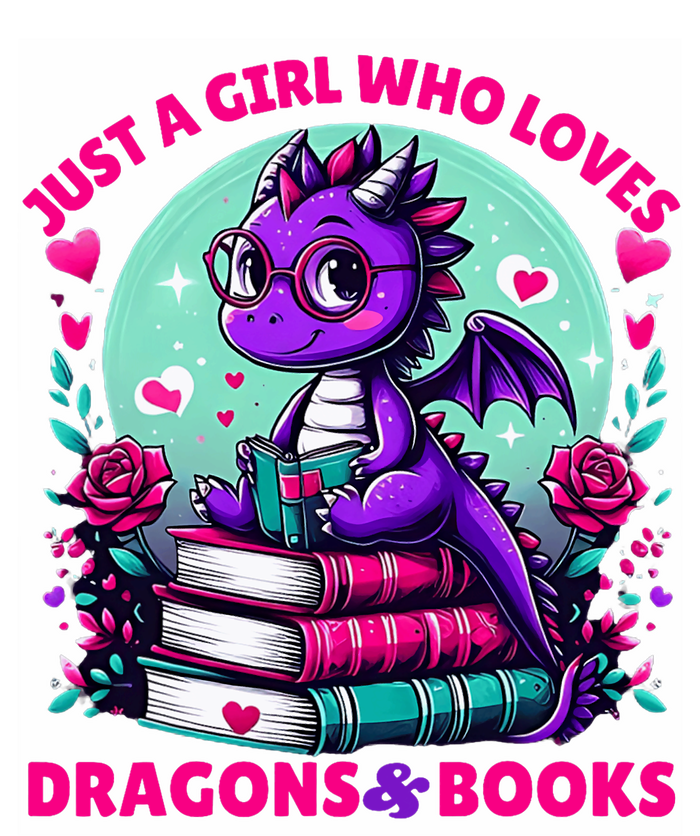 Just A Girl Who Loves Dragons And Books Dragon Reading Baby Long Sleeve Bodysuit