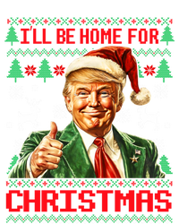 ILl Be Home For Christmas Funny Santa Trump Pajamas Ugly Great Gift T-Shirt