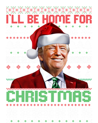 ILl Be Home For Christmas Funny Santa Trump Pajamas Ugly Gift T-Shirt