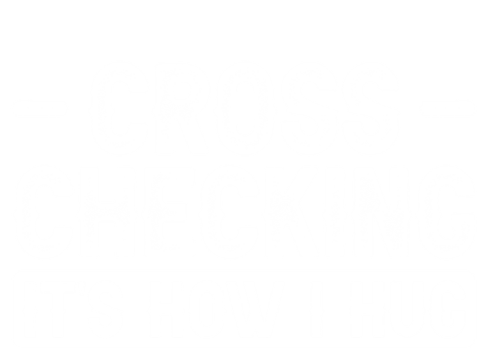 Cross Checking ItS How I Hug Gift Kids Hoodie