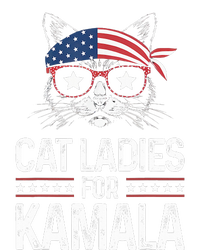 Cat Ladies For Kamala Funny Cat 2024 President Kamala Harris T-Shirt