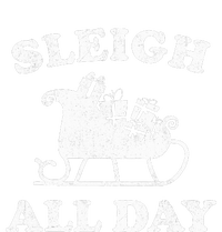 Funny Sleigh All Day Christmas In July Retro Vintage Ugly T-Shirt