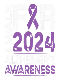 Ribbon I Walk For 2024 AlzheimerS Awareness Sustainable Bucket Hat