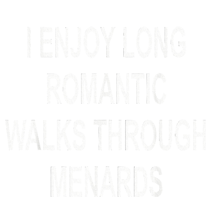 I Enjoy Long Romantic Walks Through Menards Striped Beanie with Solid Band