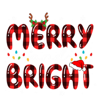 Merry And Bright Christmas Xmas Lights Family Pajama Holiday Meaningful Gift T-Shirt