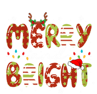 Merry And Bright Christmas Xmas Lights Family Pajama Holiday Cool Gift T-Shirt