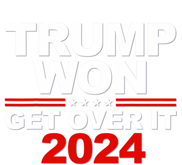 Trump Won Get Over It 2024 Patriotic Trump Red Legacy Cool Fit Booney Bucket Hat