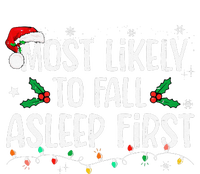 Most Likely To Fall Asleep First Funny Xmas Family Gift PosiCharge Competitor Tank