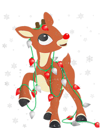 Rudolph The Red Nose Reindeer And Christmas Fan Gift Canvas