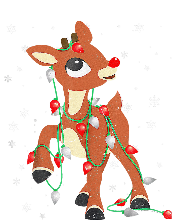 Rudolph The Red Nose Reindeer And Christmas Fan Gift Canvas