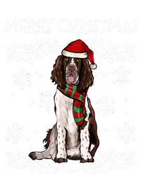 Merry Christmas Ornament English Springer Spaniel Xmas Santa Long Sleeve USA-Made Doggie Bandana