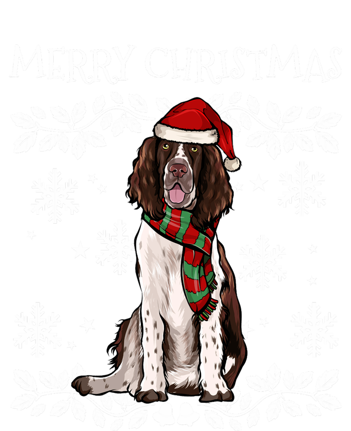 Merry Christmas Ornament English Springer Spaniel Xmas Santa Long Sleeve USA-Made Doggie Bandana