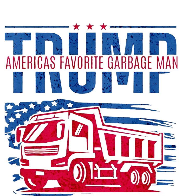 Trump AmericaS Favorite Garbage Man Retro Us Flag Women's Pullover Hoodie