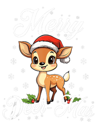 Merry Deermas Santa Deer Animal Lovers Christmas Puns Tank Top Women's Racerback Tank