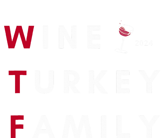 Wine Turkey Family Thanksgiving Womens Cotton Relaxed Long Sleeve T-Shirt