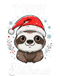 Merry Slothmas Sloth Christmas Tank Top Womens Funnel Neck Pullover Hood