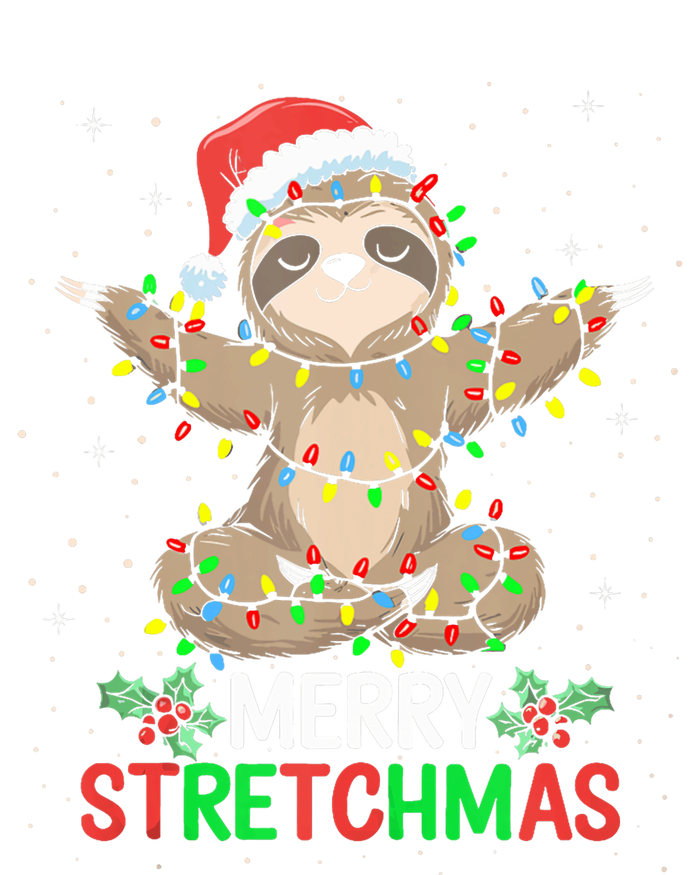 Merry Stretchmas Funny Sloth Yoga Christmas Tank Top T-Shirt