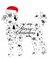 Merry Xmas Labradoodle Dog Christmas T-Shirt