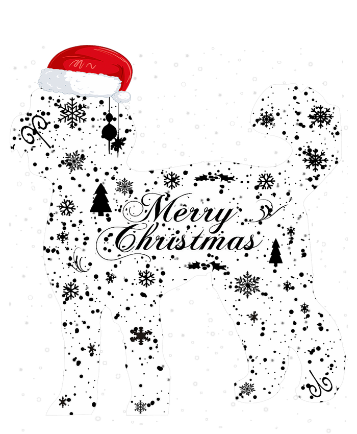 Merry Xmas Labradoodle Dog Christmas T-Shirt