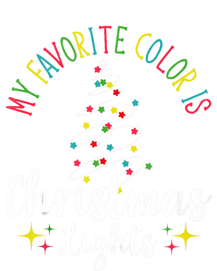 My Favorite Color Is Christmas Lights Xmas Merry Christmas Tank Top Tote Bag