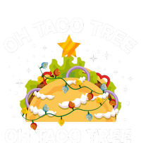 Oh Taco Tree Christmas Tree Mexican Food Funny Christmas Long Sleeve Tote Bag