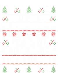 Due To Inflation Ugly Christmas Funny Xmas Quote Gift Tank Top