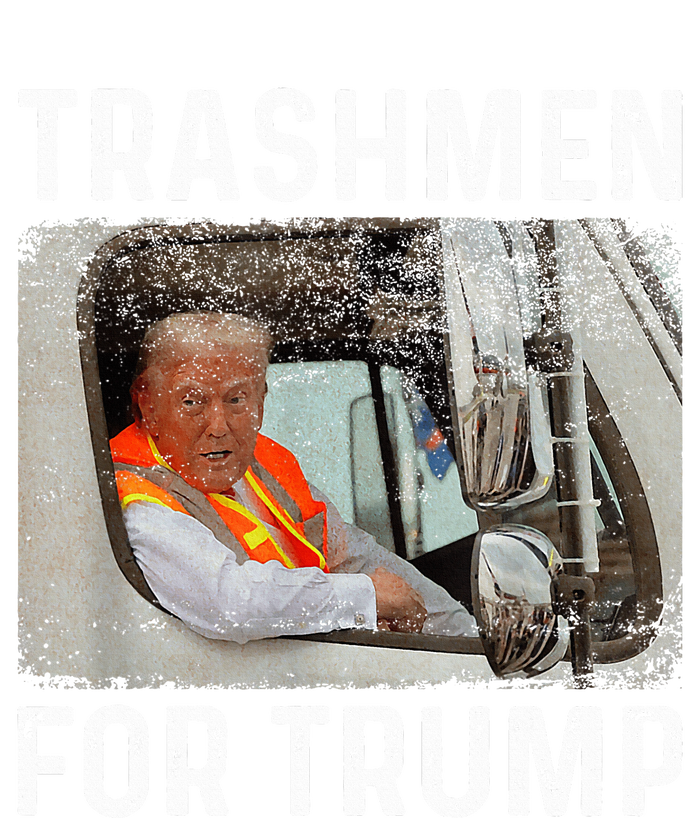 Trump Rides In Garbage Truck Tie-Dye T-Shirt