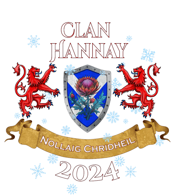 Hannay Family Christmas 2024 Scottish Clan Long Sleeve T-Shirt