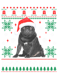 Funny Dog Black Pug Ugly Christmas Gift Short Acrylic Beanie