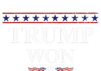 Donald Trump Won In The Election American Flag Trump 2024 T-Shirt