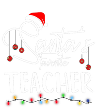 Santas Favorite Teacher Funny Christmas Santa Hat Light Wool Snapback Cap