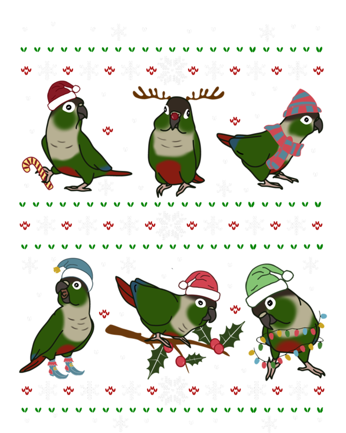 Funny Parrot Doodle Green Cheeked Conure Ugly Christmas Gift Button