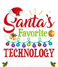 SantaS Favorite Technology Teacher Christmas Light T-Shirt